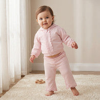 Juniors Hooded Long Sleeves Sweatshirt and Pants Set with Lace Detail-undefined-image-1