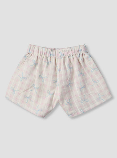 Juniors Round Neck Sleeveless Top and Shorts Set with Bow Print-baby-girls-clothing-setsandcoords-image-6