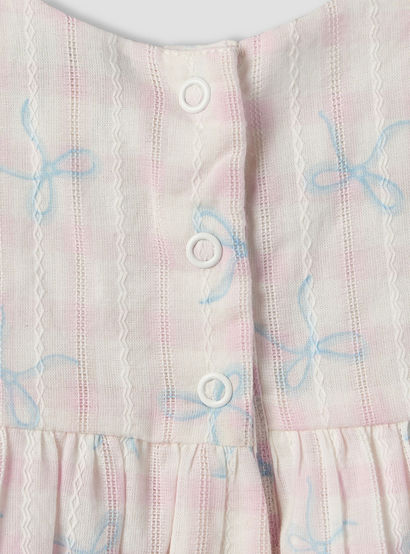 Juniors Round Neck Sleeveless Top and Shorts Set with Bow Print-baby-girls-clothing-setsandcoords-image-9
