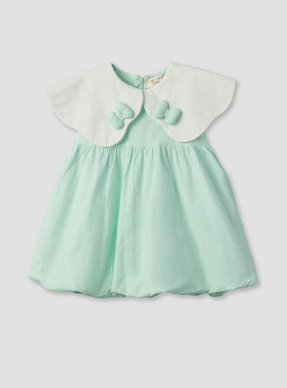 Juniors Round Neck Sleeveless Knee Length A-line Dress with Headband-baby-girls-clothing-dressesandjumpsuits-image-2