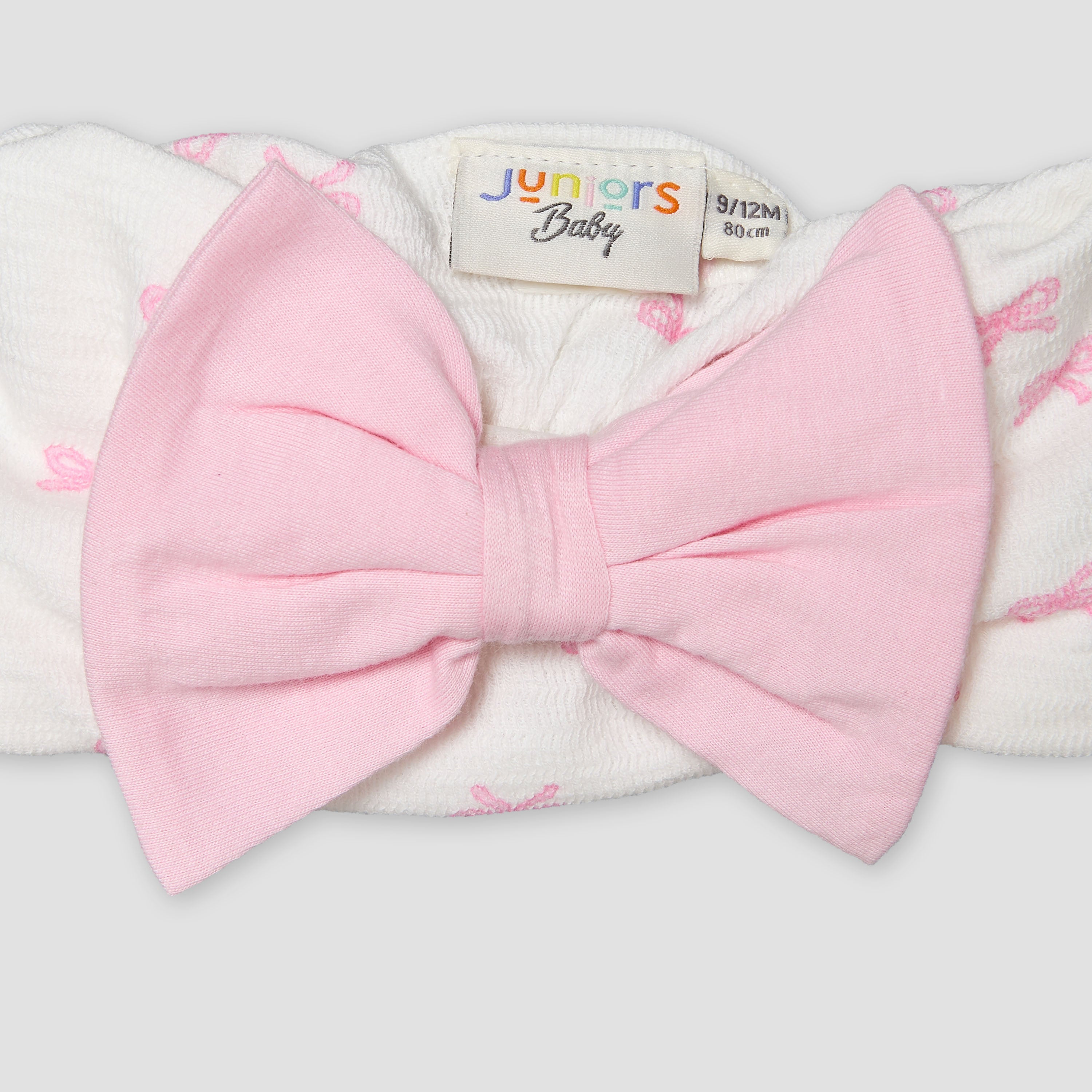 Set of 3 Juniors Clothing Gift Set with Bow Print