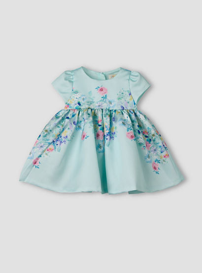 Junior Round Neck Short Sleeves Prom Dress with Bloomers-baby-girls-clothing-dressesandjumpsuits-image-3