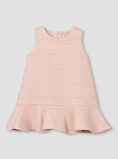 Juniors Sleeveless A-line Dress and Blazer Set with Textured Design-baby-girls-clothing-dressesandjumpsuits-image-5