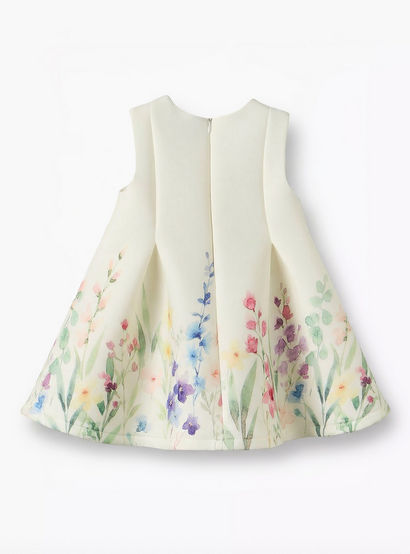 Juniors Round Neck Sleeveless Dress with Floral Print-baby-girls-clothing-dressesandjumpsuits-image-3