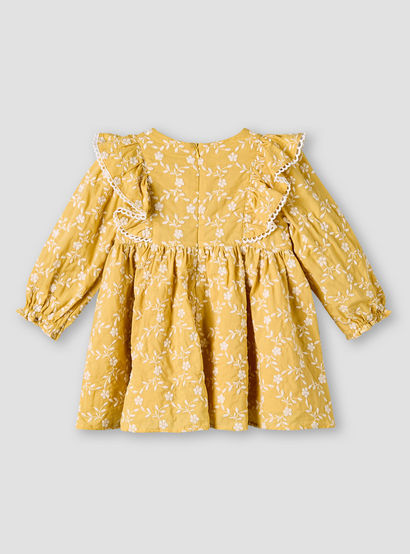 Giggles Round Neck Long Sleeve Dress with Hairband-baby-girls-clothing-dressesandjumpsuits-image-4