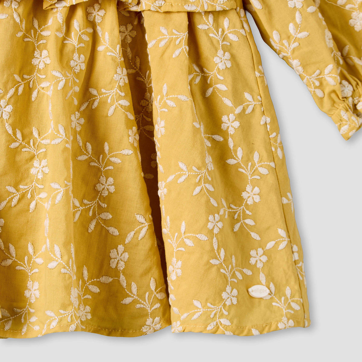 Giggles Round Neck Long Sleeve Dress with Hairband