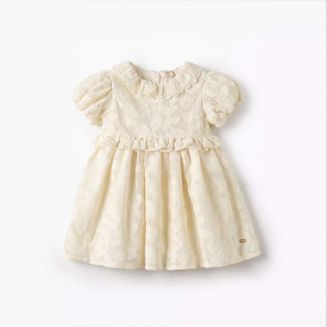 Giggles Round Neck Short Sleeve Dress with Hairband