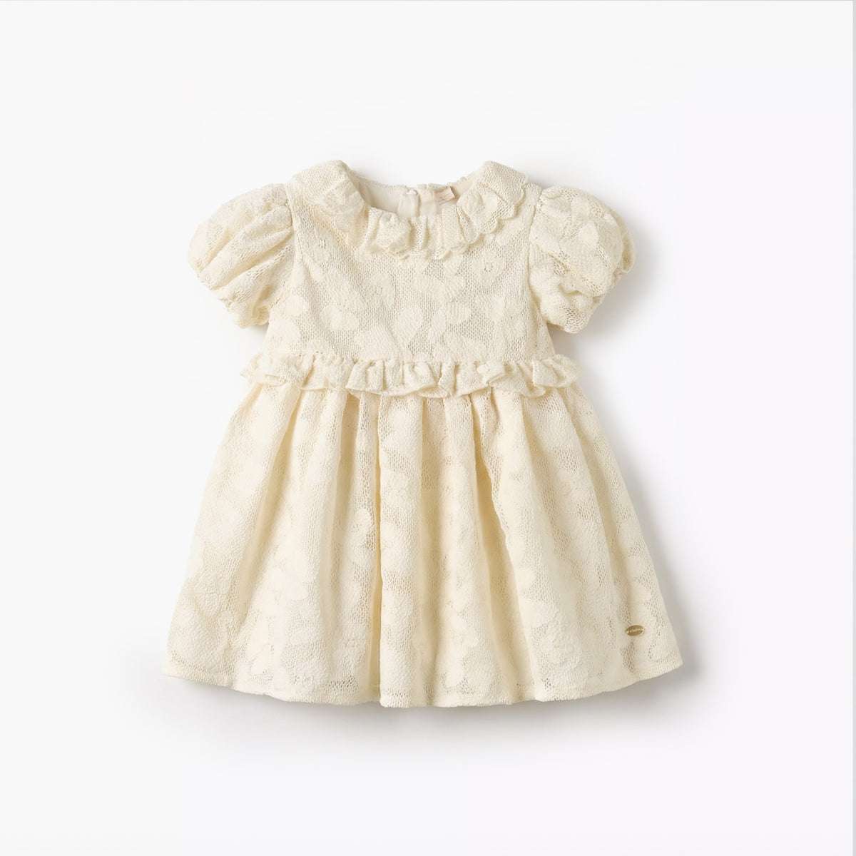 Giggles Round Neck Short Sleeve Dress with Hairband