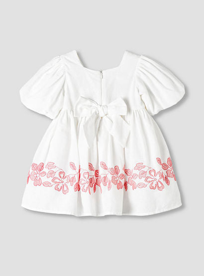 Giggles Square Neck Short Sleeves A-line Dress with Headband-baby-girls-clothing-dressesandjumpsuits-image-4