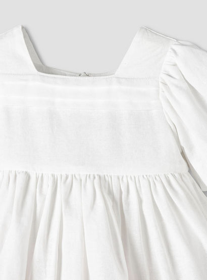 Giggles Square Neck Short Sleeves A-line Dress with Headband-baby-girls-clothing-dressesandjumpsuits-image-5