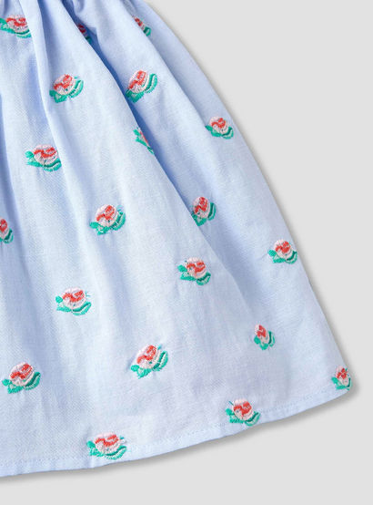 Giggles Round Neck Short Sleeve Dress with Bloomers-baby-girls-clothing-dressesandjumpsuits-image-8