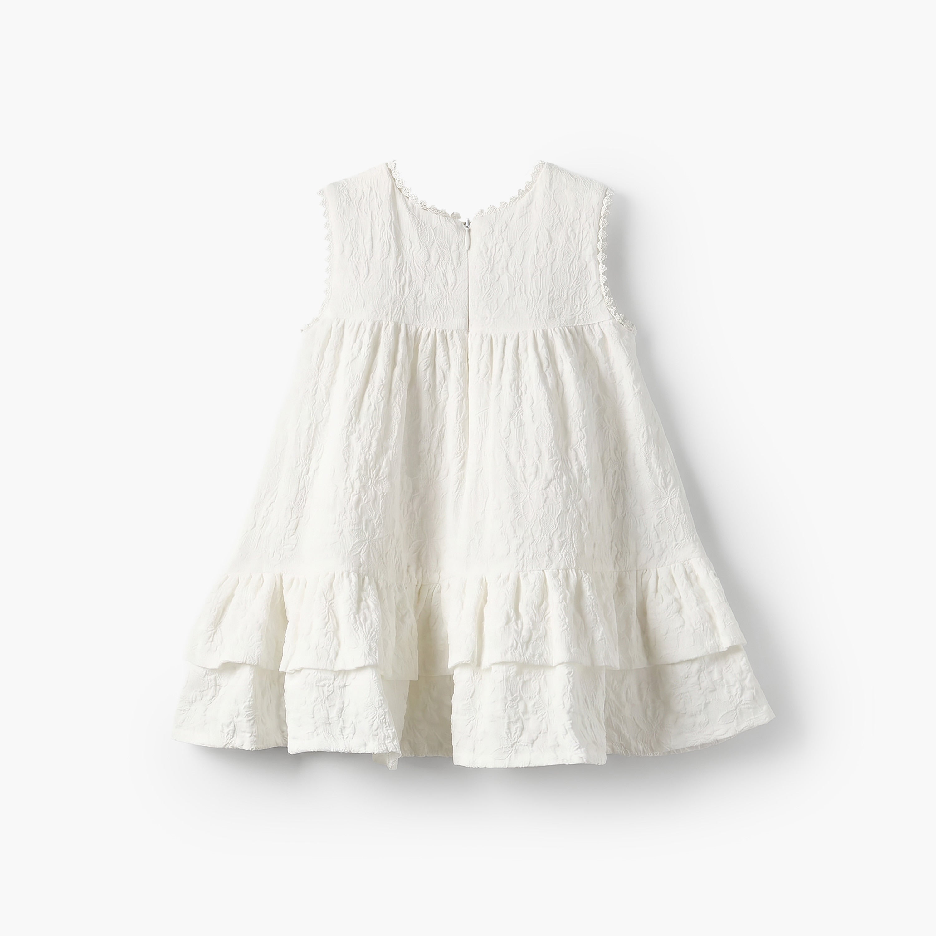 Giggles Round Neck Sleeveless Knee Length A-Line Dress with Bloomers
