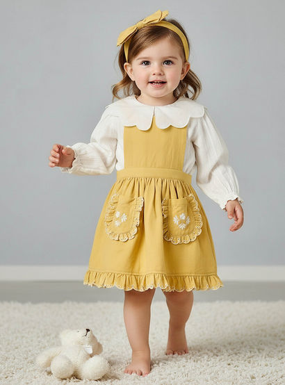 Set of 3 Giggles Clothing Gift Set with Embroidered Detail-baby-girls-clothing-setsandcoords-image-1