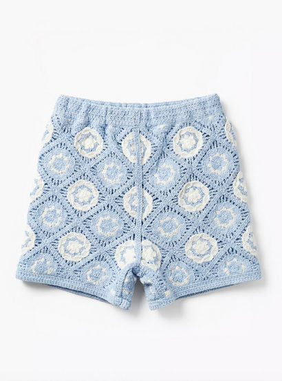 Giggles Round Neck Sleeveless Crochet Top and Shorts Set with Hairband-baby-girls-clothing-setsandcoords-image-4