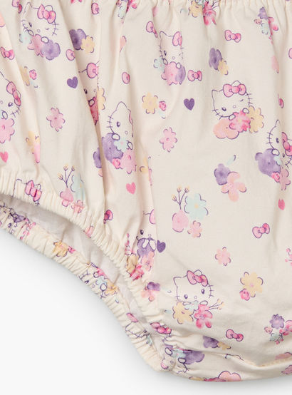 Sanrio Round Neck Short Sleeve Dress with Bloomers-baby-girls-clothing-dressesandjumpsuits-image-8