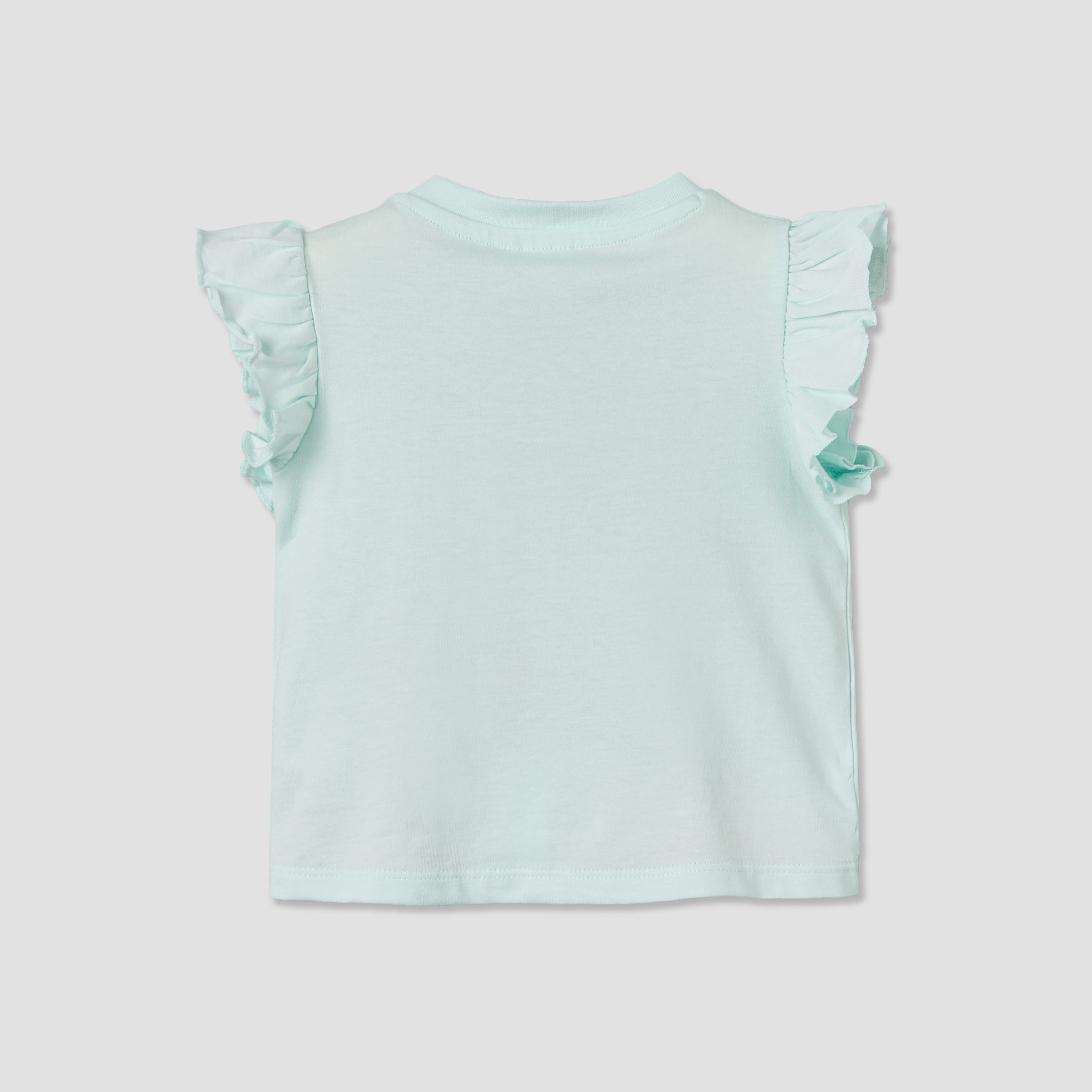 Pack of 2 Disney Round Neck Short Sleeves T-shirt with Marie Print