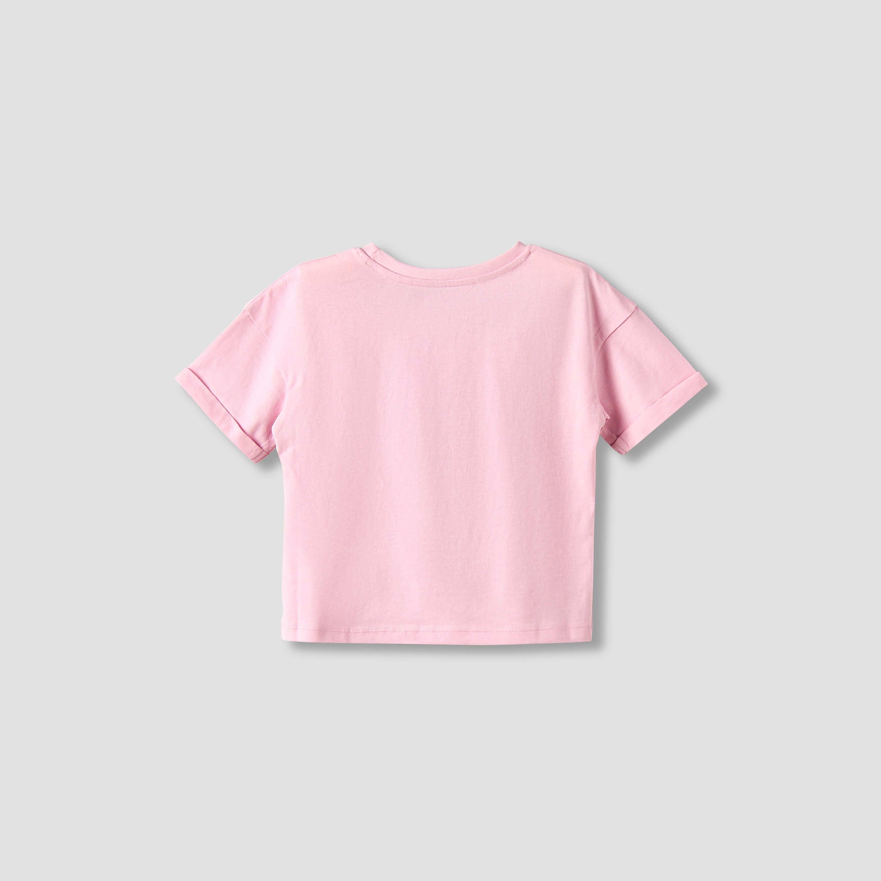 Juniors Crew Neck Short Sleeves T-shirt with Graphic Print