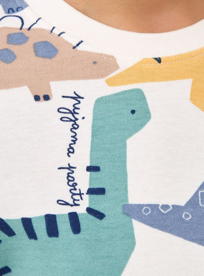 Juniors Cotton Crew Neck Long Sleeves Pyjama Set with Dinosaur Print-promo_babyshop_Buy2for69_UAE130126-image-5