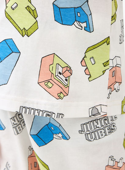 Juniors Cotton Crew Neck Long Sleeves Pyjama Set with Dinosaur Print-promo_babyshop_Buy2for69_UAE130126-image-6