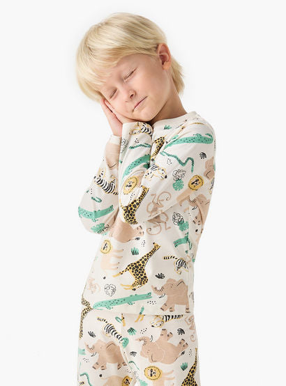 Juniors Cotton Crew Neck Long Sleeves Pyjama Set with Dinosaur Print-promo_babyshop_Buy2for69_UAE130126-image-2