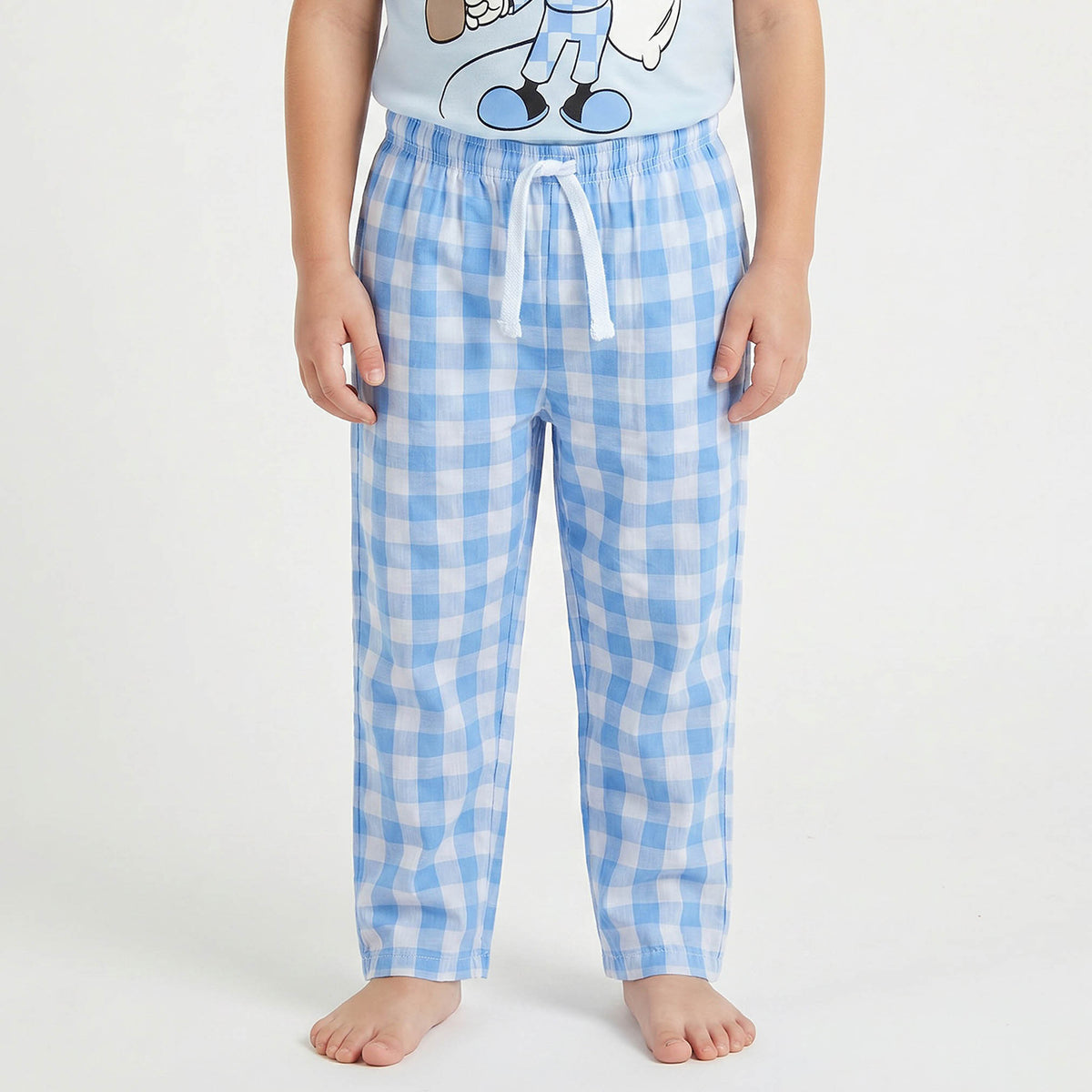 Disney Cotton Crew Neck Short Sleeves Pyjama Set with Mickey Mouse Print