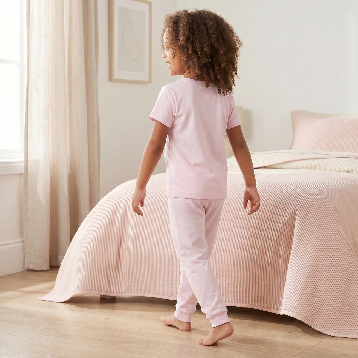 Pack of 2 Bluey Cotton Crew Neck Short Sleeves Pyjama Set with Print
