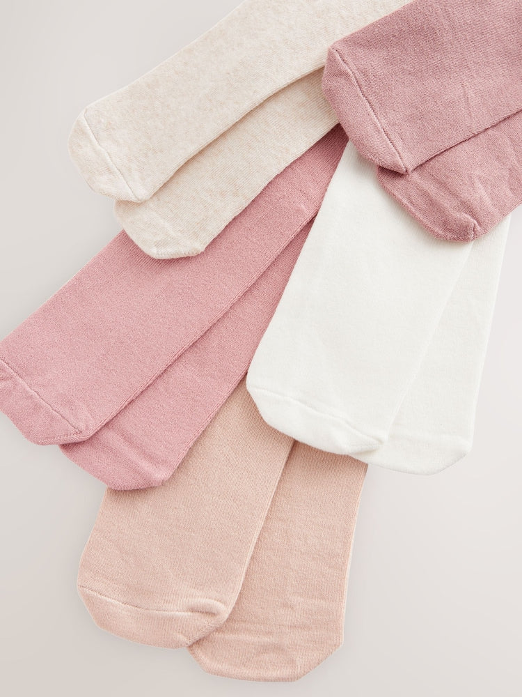 Pink Baby Tights 5 Pack