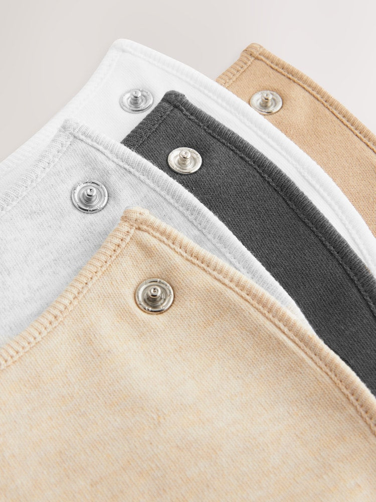 Neutral Baby 100% Cotton Bibs 5 Pack