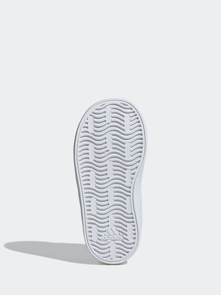 adidas Black VL Court 3.0 Hook and Loop Infant Trainers