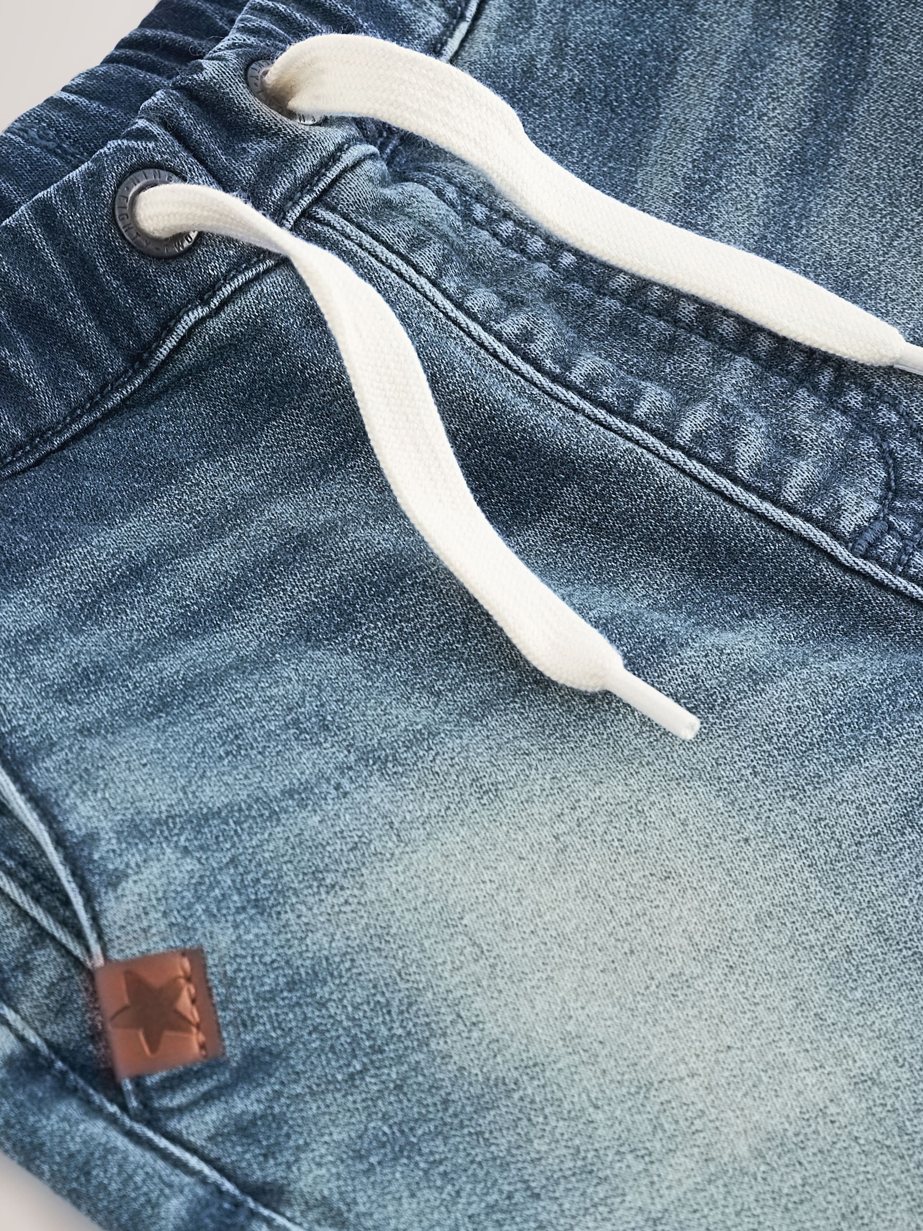 Mid Blue Regular Fit Joggers Jeans With Comfort Stretch (3mths-7yrs) - Size 3-6 Months (62-68cm)