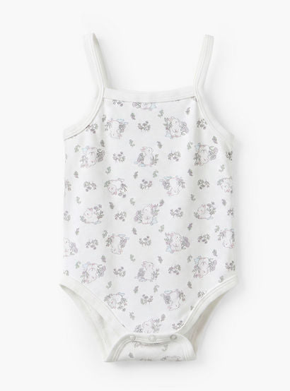 Pack of 3 Juniors Cotton Square Neck Sleeveless Bodysuit with Botanical Print-baby-girls-clothing-bodysuits-image-6