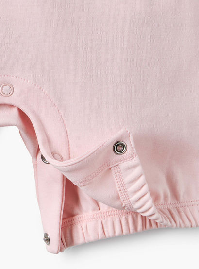 Juniors Round Neck Short Sleeves Top and Dungaree Set with Bunny Print-baby-girls-clothing-setsandcoords-image-7