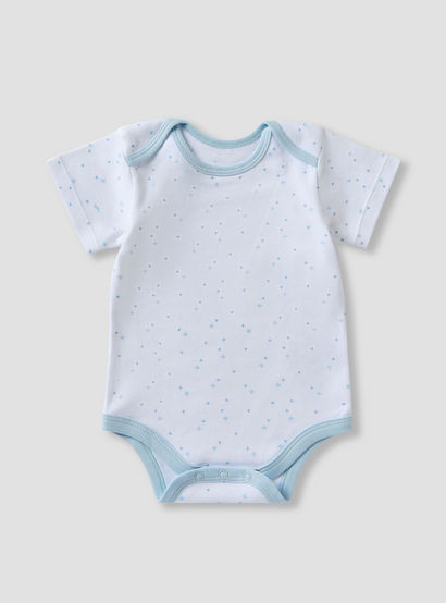 Juniors 6-Piece Boys Gift Set - Cotton - Bodysuit, Booties, Bib, Wash Cloth, Briefs - Star Print-baby-boys-clothing-setsandcoords-image-3