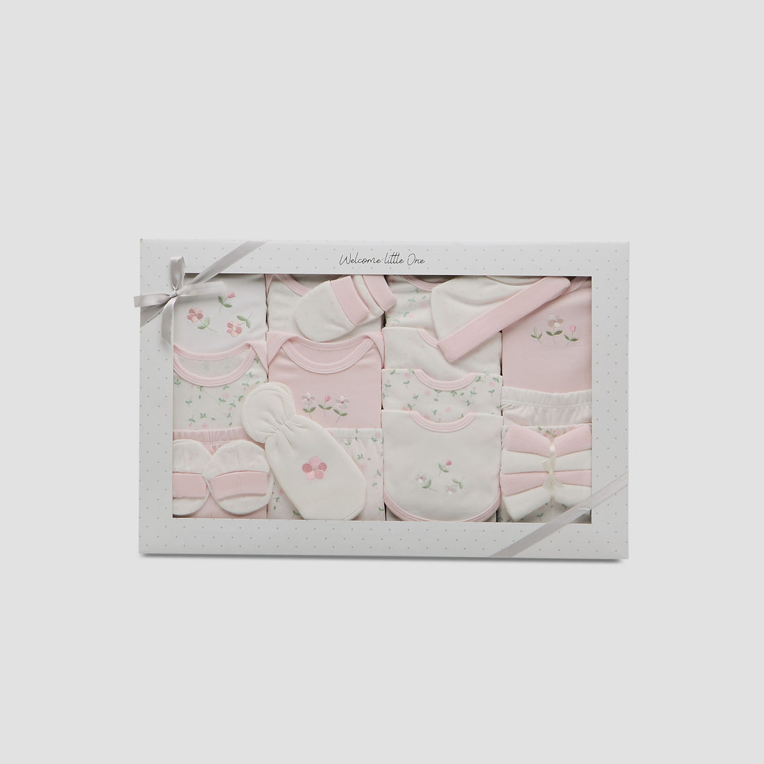 Juniors 21-Piece Assorted Clothing Gift Set - Pink / 3-6 mths