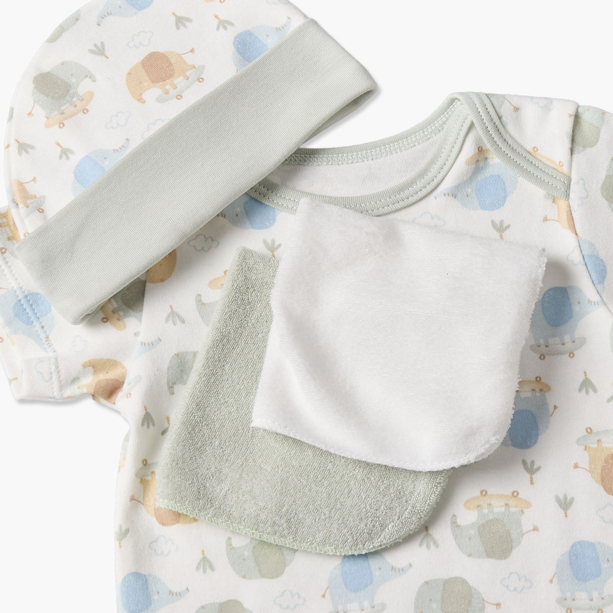 Set of 9 Juniors Clothing Gift Set with Elephant Print