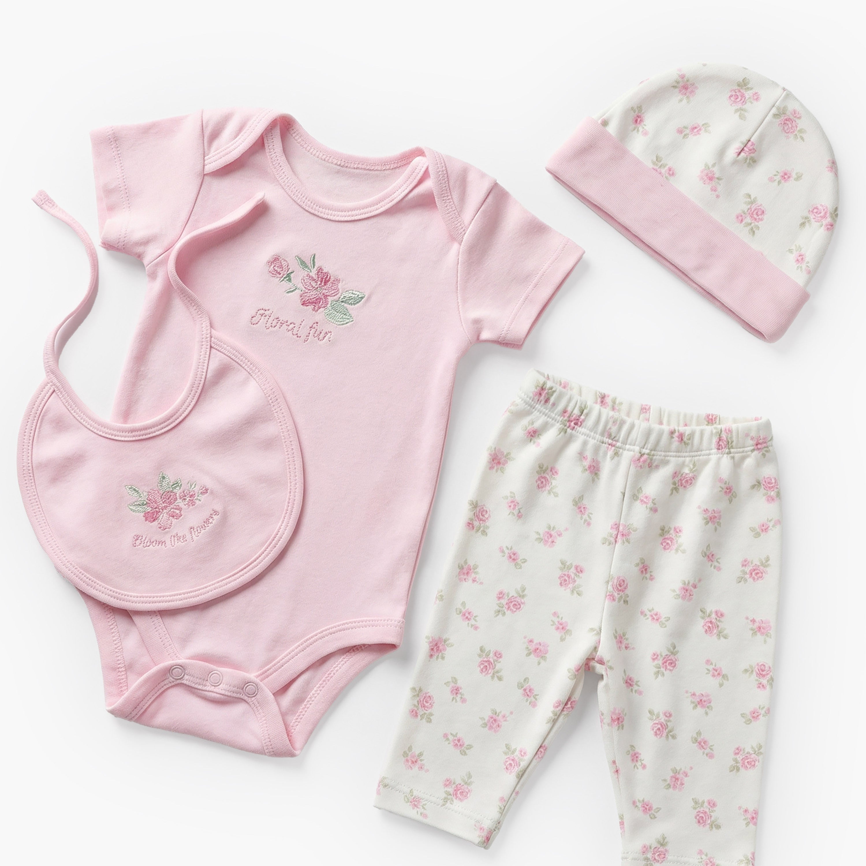 Set of 11 Juniors Clothing Gift Set with Floral Print
