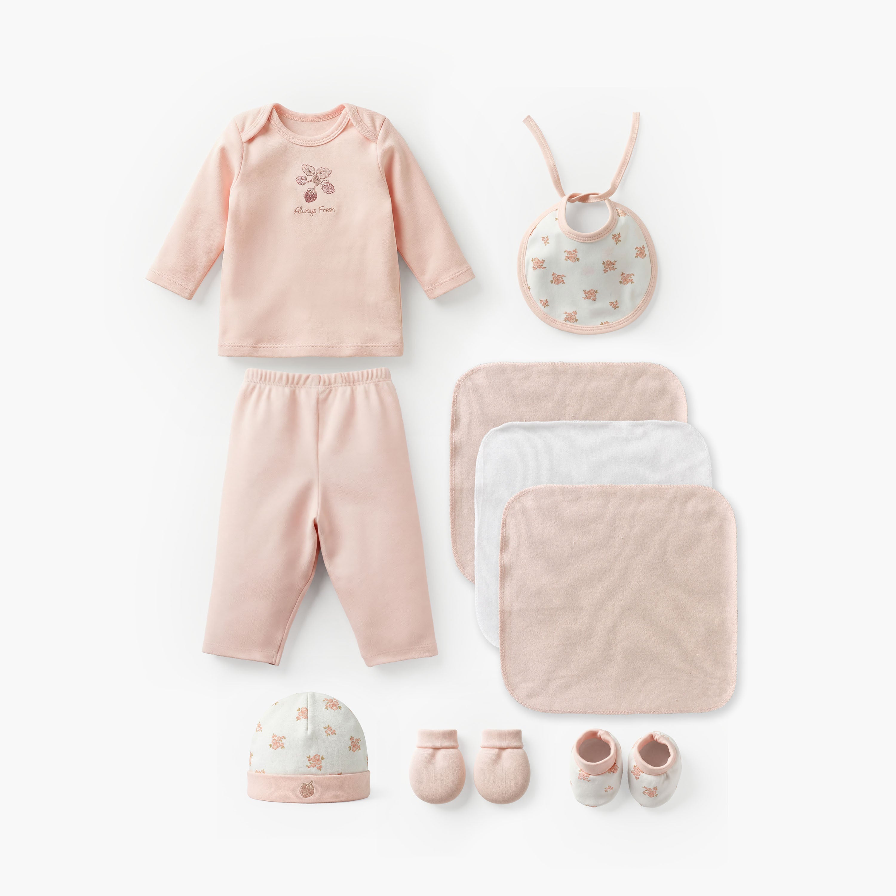 Set of 10 Juniors Clothing Gift Set with Floral Print