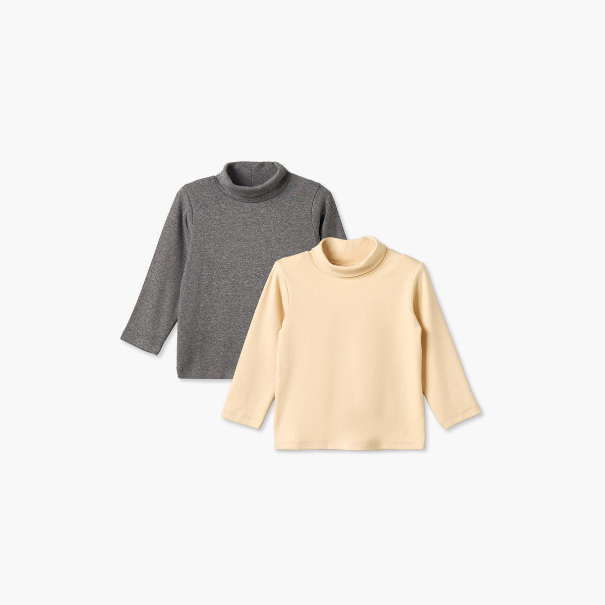 Pack of 2 Juniors Turtle Neck Long Sleeves T-shirt