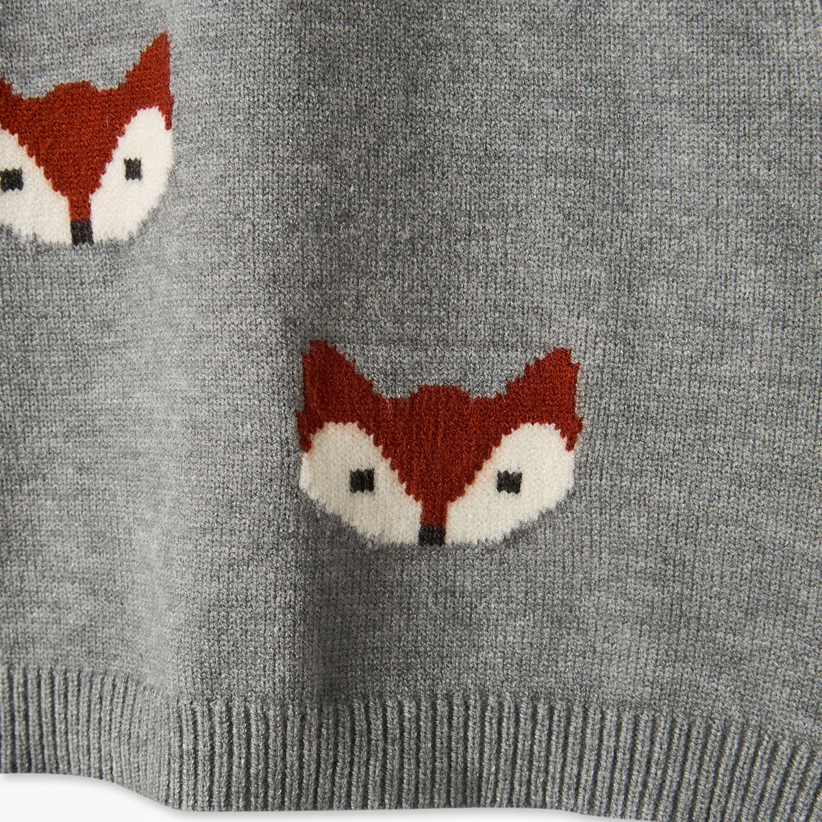 Juniors Crew Neck Long Sleeves Sweater and Pants Set with Fox Accent