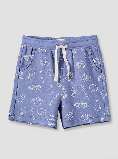 Juniors Crew Neck Short Sleeves T-shirt and Shorts Set with Drawstring Closure-baby-boys-clothing-setsandcoords-image-5