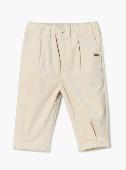 Giggles Trousers with Pleats, Elasticated Waist-baby-boys-clothing-bottoms-trousers-image-1