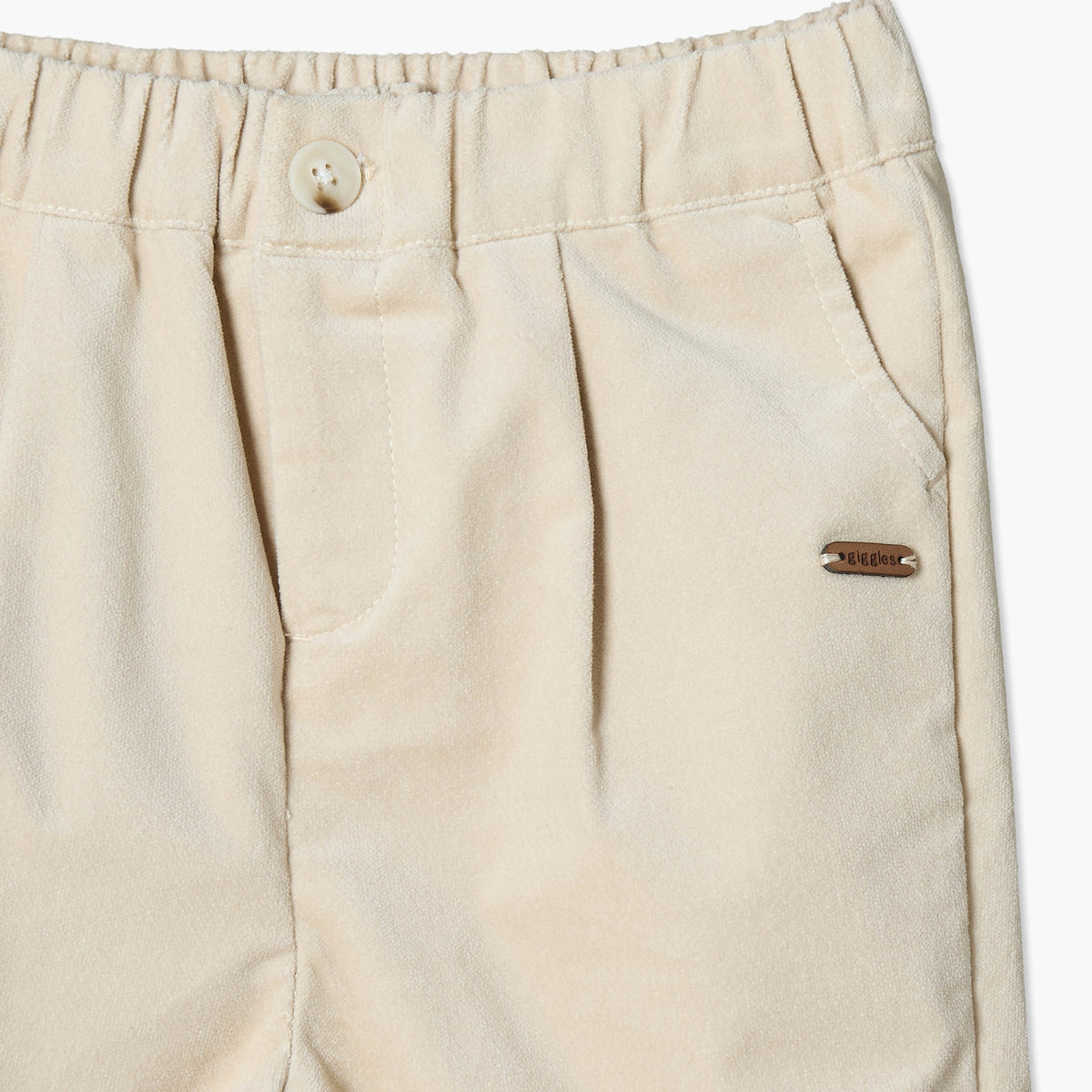 Giggles Trousers with Pleats, Elasticated Waist