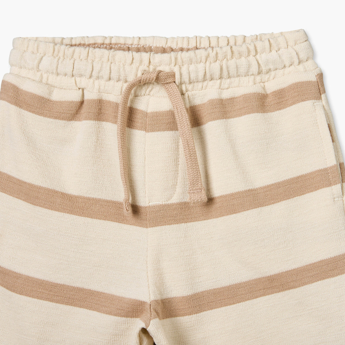 Giggles Henley Neck Short Sleeves T-shirt and Shorts Set with Stripes
