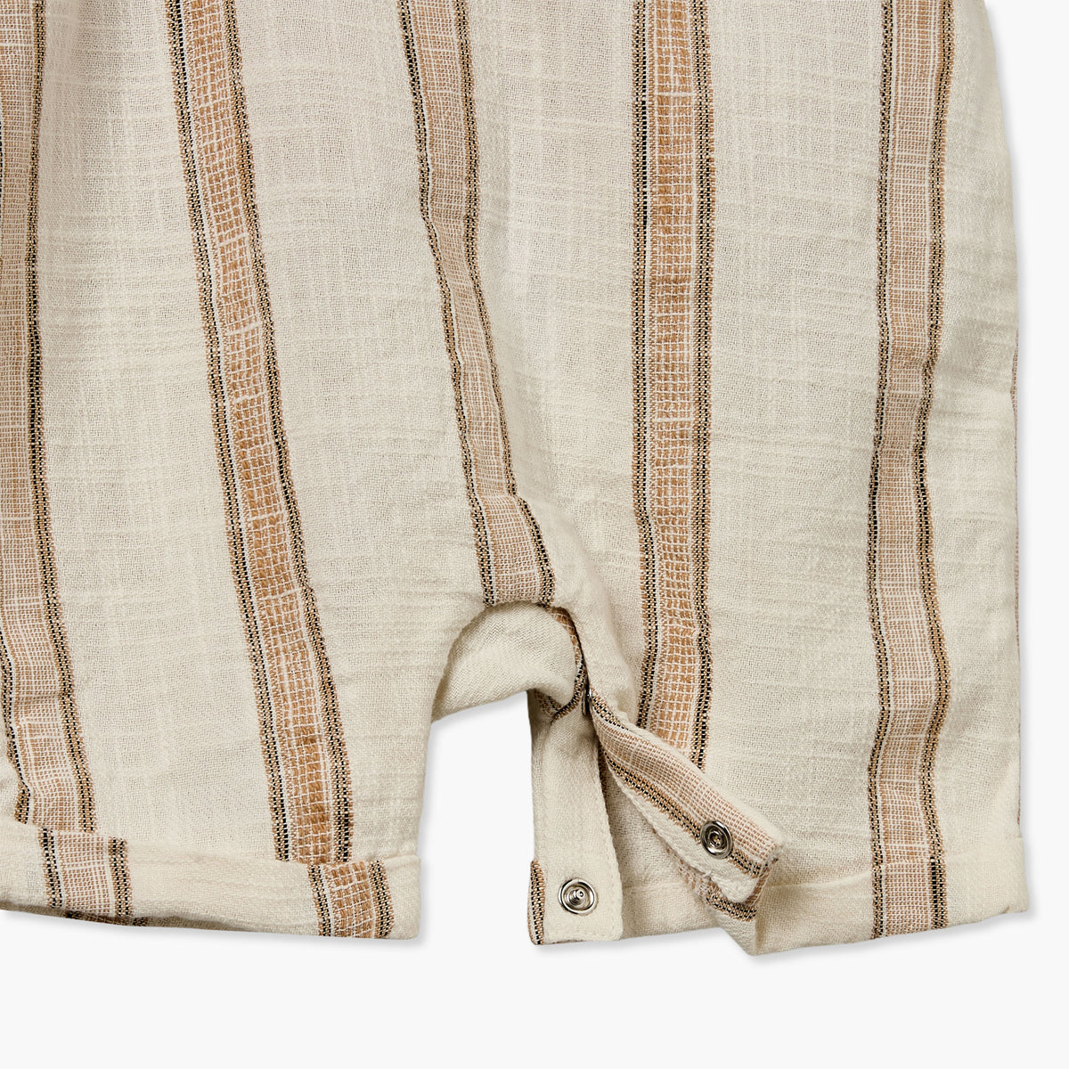 Giggles Crew Neck Short Sleeves T-shirt and Dungarees Set with Stripes
