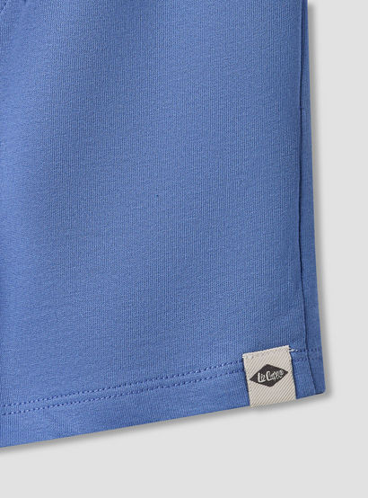 Lee Cooper Crew Neck Short Sleeves T-shirt and Shorts Set with Graphic Print-baby-boys-clothing-setsandcoords-image-10