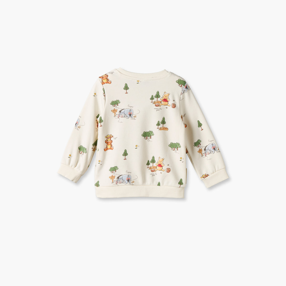 Disney Winnie the Pooh Print Sweatshirt with Long Sleeves