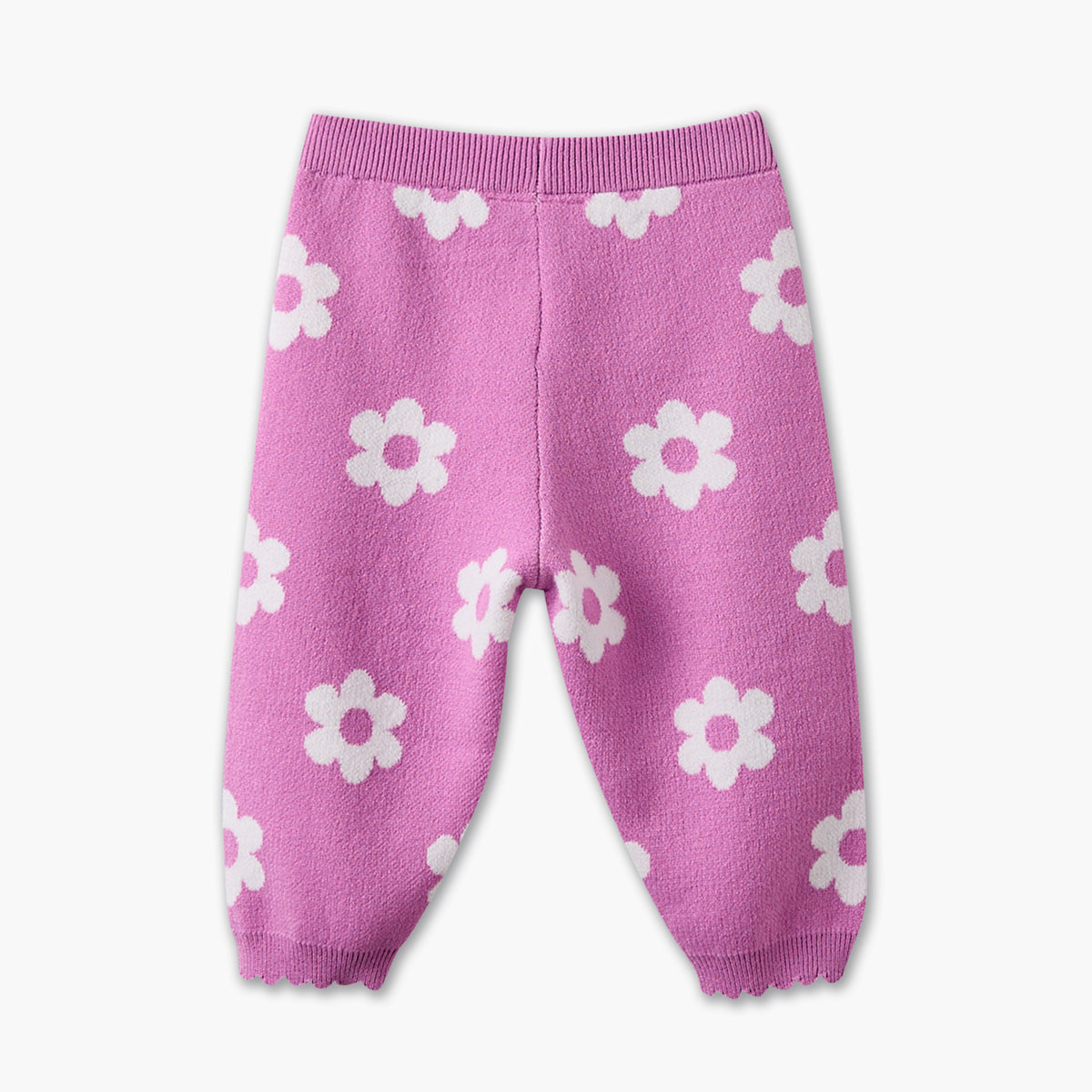 Juniors Peter Pan Collar Long Sleeves Cardigan and Pants Set with Floral Print
