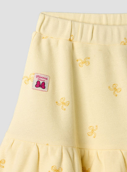 Disney Collared Short Sleeves T-shirt and Skorts Set with Minnie Mouse Applique-baby-girls-clothing-setsandcoords-image-10
