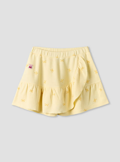 Disney Collared Short Sleeves T-shirt and Skorts Set with Minnie Mouse Applique-baby-girls-clothing-setsandcoords-image-4