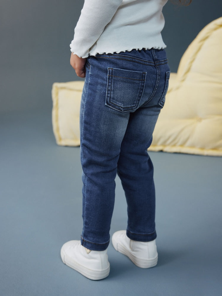 Mid Blue Denim 1 Pack Elasticated Waist Jeggings (3mths-7yrs)